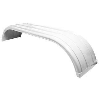 Plastic 2600 Tandem Mud Guard 11R 22.5, 285, 295 - White - PL2606-05