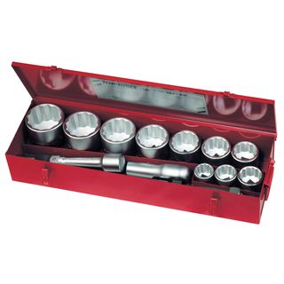 Teng Tools 15 Piece 1 Inch Drive Metric Socket Set