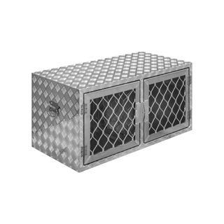 MTW Aluminium Wellside Double Secure Cage - 1000x500x500mm