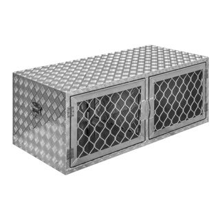 MTW Aluminium Wellside Double Secure Cage - 1300x600x500mm