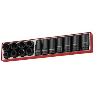 Teng Tools 15 Piece 3/4 Inch Drive Metric Impact Socket Set