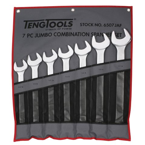 Teng Tools 7 Piece AF Combination Spanner Set