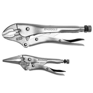 Teng Tools 2 Piece Power Grip Plier Set