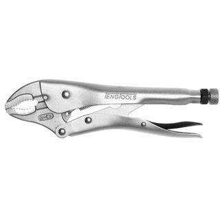 Teng Tools 10 Inch Plated, Round & Flat Power Grip Pliers