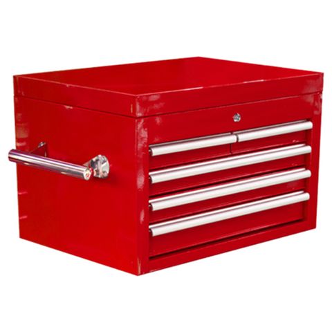 MTW 5 Drawer Toolbox Chest - Red