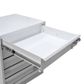 MTW Powder Coated 5 Drawer Service Cabinet - 550x450x650mm