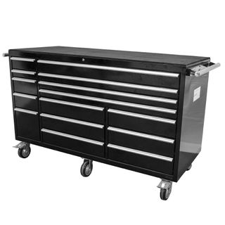 MTW 15 Drawer Tool Cabinet - Black