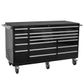 MTW 15 Drawer Tool Cabinet - Black