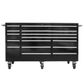 MTW 15 Drawer Tool Cabinet - Black