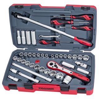 Teng Tools 44 Piece 1/2 Inch Drive Socket Set