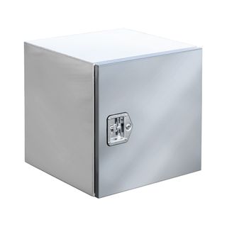 MTW Horizontal Opening Toolbox - 550x550x550mm - Aluminium & Polished Stainless Steel