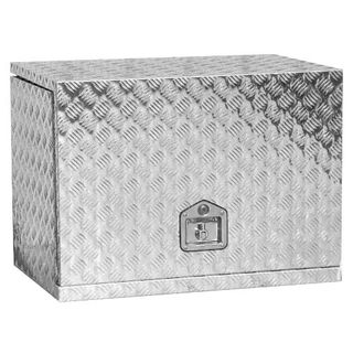 MTW Aluminium Chequer Plate Ute Toolbox - 750x500x550mm