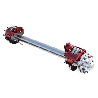 MTW 22.5" Fixed Disc 10 Stud Axle - 1850mm Track