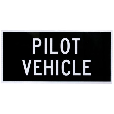 Pilot Vehicle 960 x 480 Overlay - Sticker
