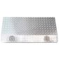 MTW Aluminium Chequer Plate Ute Toolbox - 1400x500x700mm - 5 Drawer