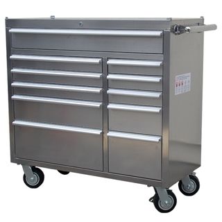 MTW 11 Drawer Toolbox Roller - Stainless Steel