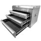 MTW 3 Drawer Toolbox Chest - Stainless Steel