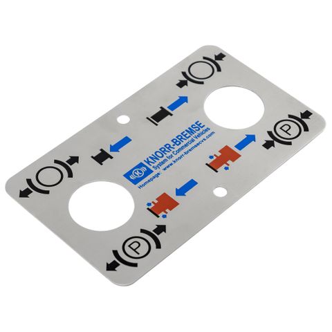 Knorr-Bremse Park/Shunt Name Plate
