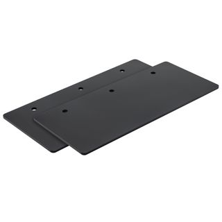 Black Toolbox Mounting Plates Pair - 450x200mm