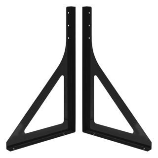 Black Toolbox Mounting Brackets Pair - 1005x620x50mm