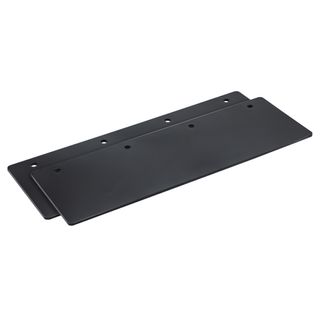 Black Toolbox 4 Hole Mounting Plates Pair - 610x200mm