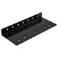 Black Toolbox Mounting Brackets Pair - 400x165x50mm