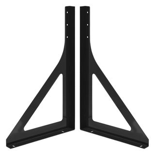 Black Toolbox Mounting Brackets Pair - 1005x620x80mm