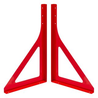 Red Toolbox Mounting Brackets Pair - 1005x620x50mm