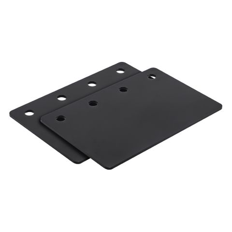 Black Toolbox Mounting Plates Pair - 285x185mm