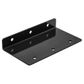 Black Toolbox Mounting Brackets Pair - 300x165x50mm