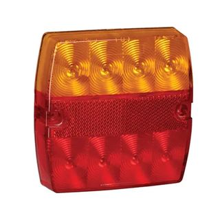 Narva 12 Volt Model 34 LED Slimline Stop/Tail Direction Indicator Lamp (Square) 0.5 Cable