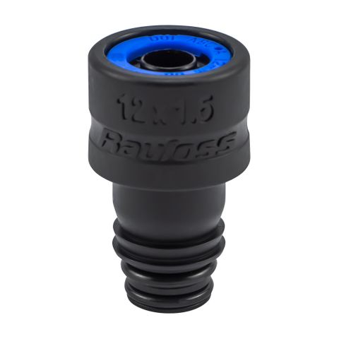 Raufoss 12mm Male Stud Coupling - Click Medium