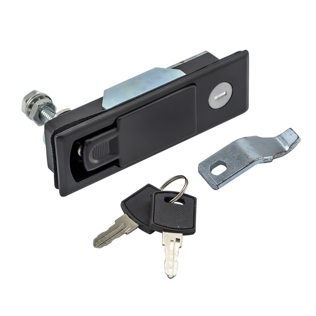Black Flush Lockable Compression Latch Kit | Mike's Transport Warehouse