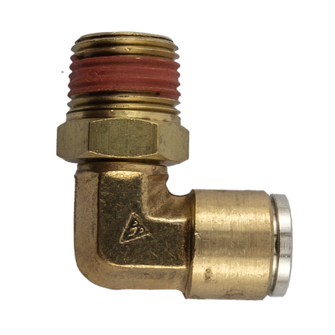 DMPLS 10mm - 3/8" NPT Male Connector Swivel 90 Elbow