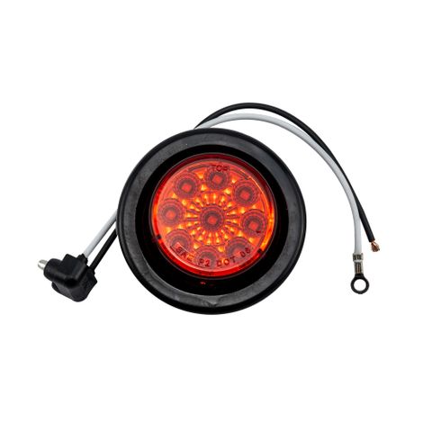 Lucidity LED Red Marker Lamp Round 2inch