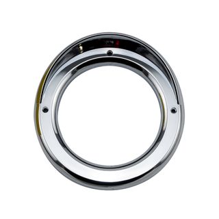 Lucidity Chrome Round Bezel With Visor  - Fits 4" Round Lucidity