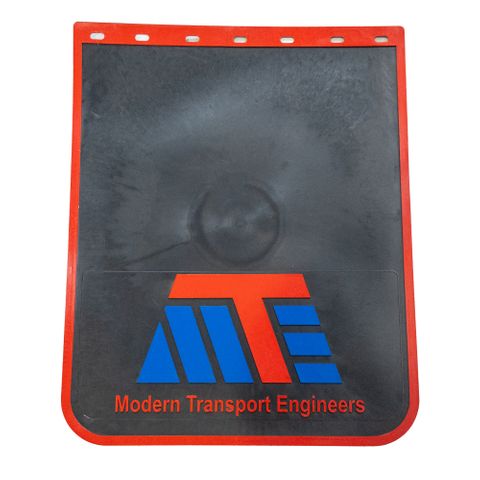 Mud Flap 24x30 MTE Moulded Black PVC Rubber