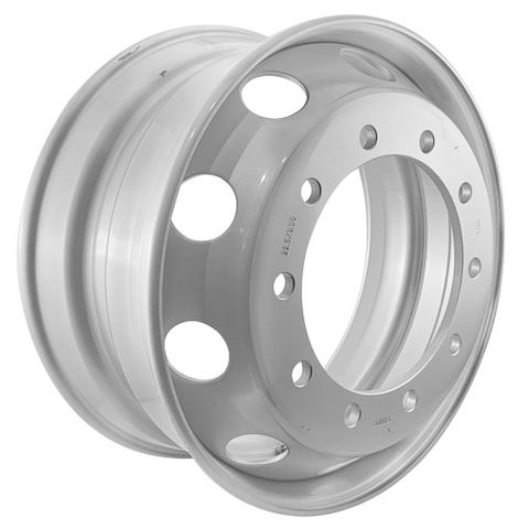 22.5 x 9.0, 10 Stud, 24mm, 335mm PCD, Steel Wheel