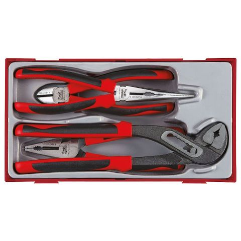 Teng 4pc TPR grip plier set