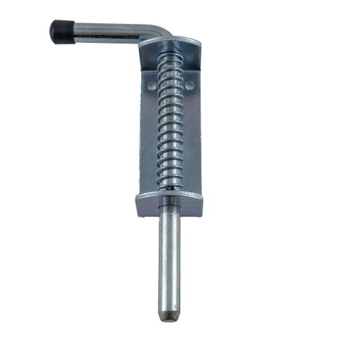 Spring Loaded Bolt 16mm - Zinc Plated