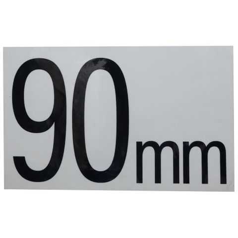 90mm King Pin Sticker