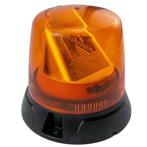 Narva 10-33V Optimax LED Rotating Beacon Flange Mount (Amber)