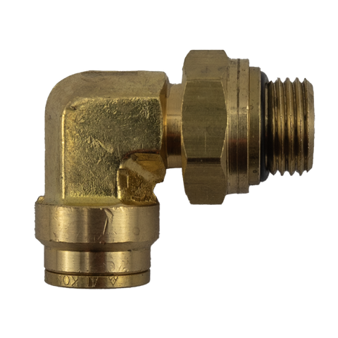 DMPLS 12mm - M16 Male Connector Swivel 90 Elbow