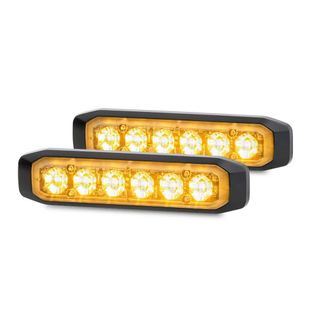 Hella Multi-flash Slim LED Amber Warning Lamp