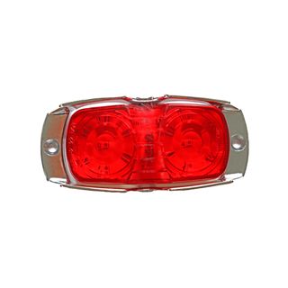 Lucidity Red Led Marker Lamp With Chrome Guard