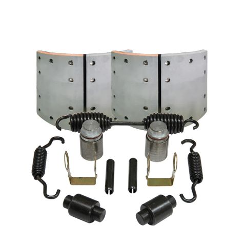 ROR 19.5 Lined Brake Shoes With Foundation Kit