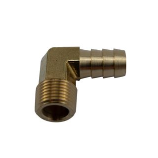 DPLMH 1/2HT-3/8NPT Hose Barb Tail 90 Elbow