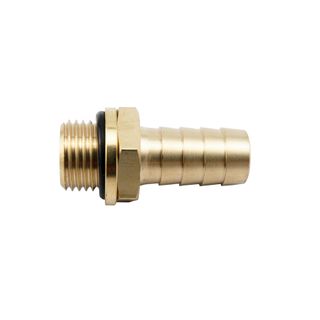 DPHTM 1/2HT x M16  Hose BRASS Barb Tail straight