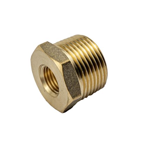 DPRMF M3/4npt x F1/4npt Reducing Bush BRASS 110-EB