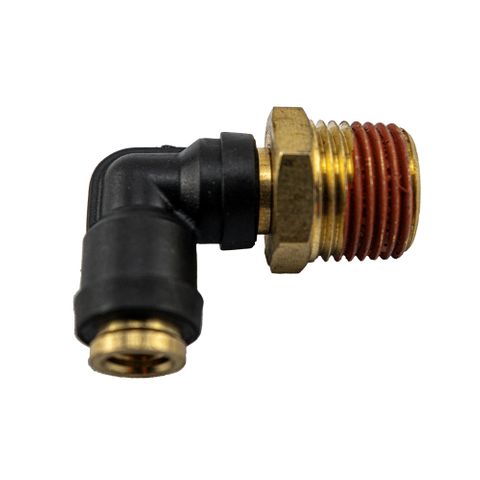 CDPLS 6mm x 1/2" NPT Male Connector Swivel 90 Elbow